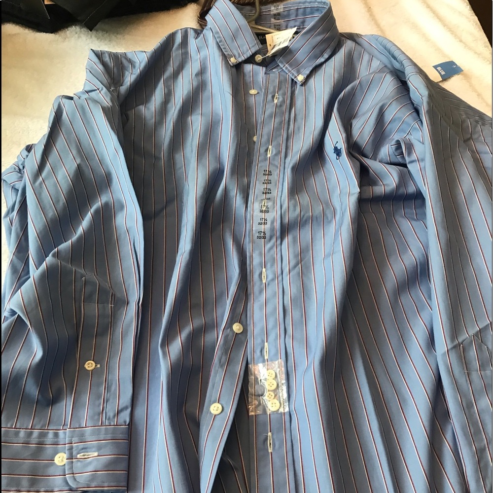 Mens Ralph Lauren dress shirt 17.5 32/33